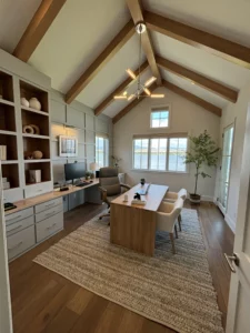 Brush and roller close-up representing full-service residential and commercial painting